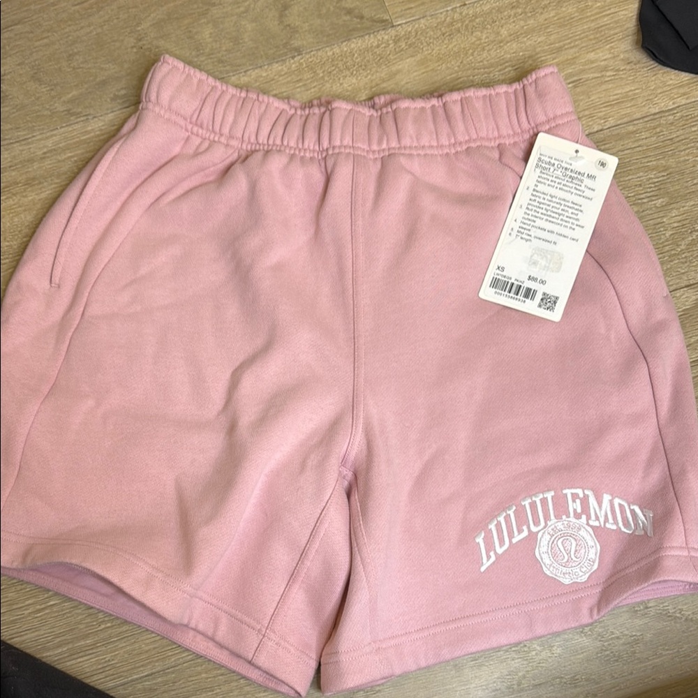 Lululemon Athletica Pink Athletic Shorts with Elastic Waistband